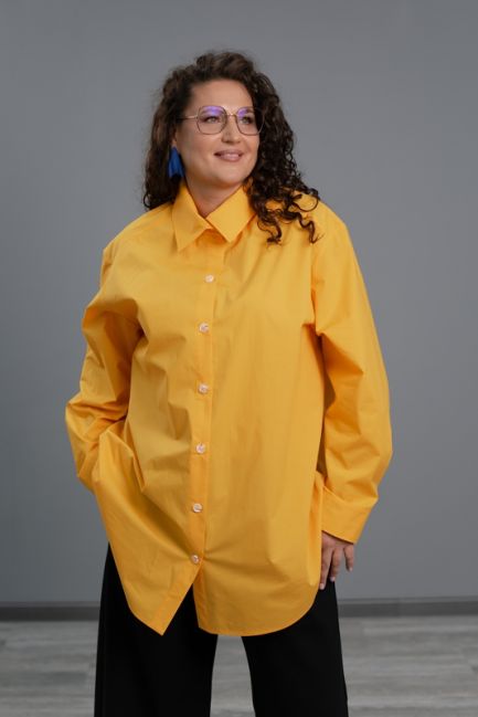 Рубашка желтая